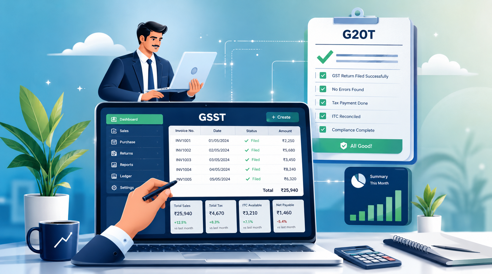 TallyPrime 5.0 Features: Connected GST & Direct Filing